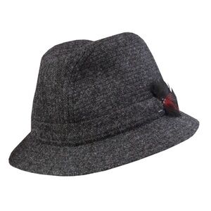 Jonathan Richard Irish Tweed Walking Hat Wool Fedora Hat Made Ireland Small